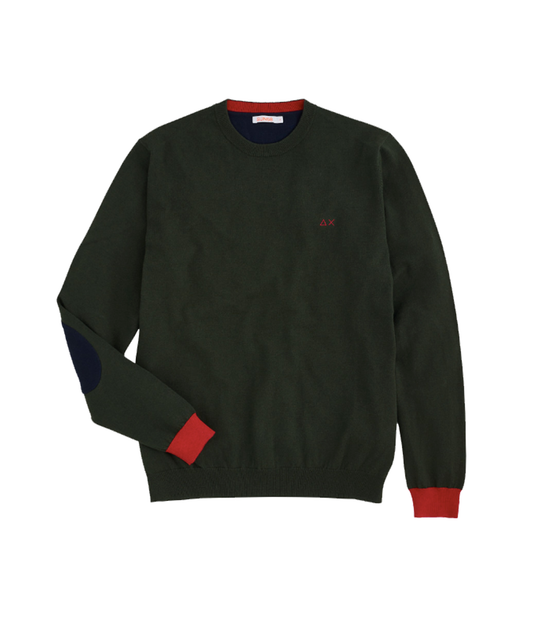 Round Elbow Contrast - Verde Scuro