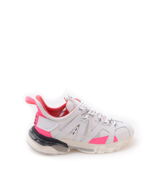 Sneaker Allacciata a Fondo Basso - White