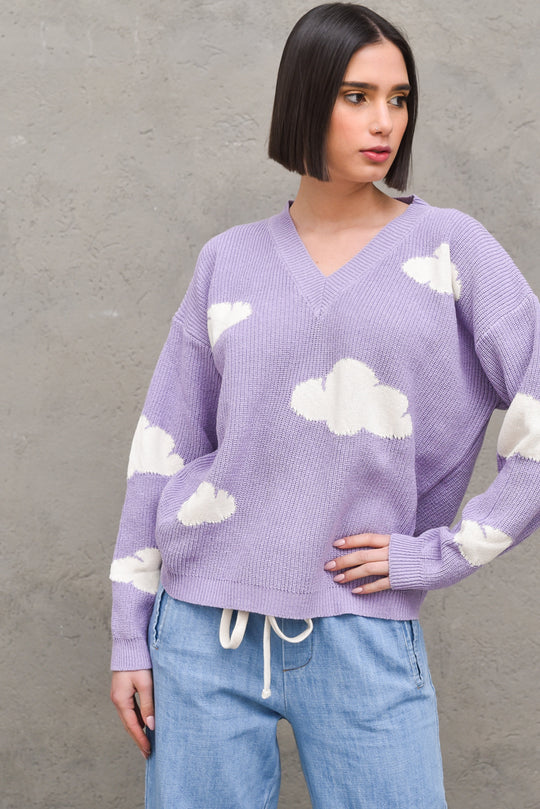 Knitwear Nuvole - Lilla