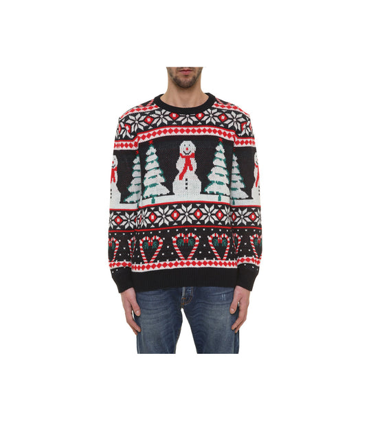 Maglione Pupazzo Di Neve