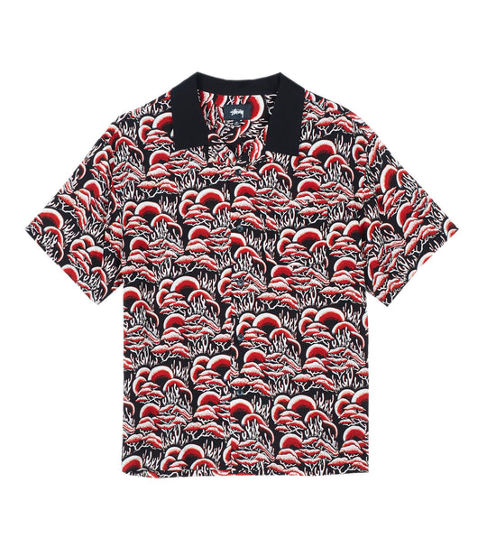 Coral Pattern Shirt - Red