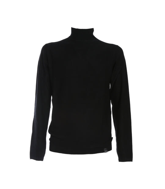 Lupetto Bott Viscosa - Nero