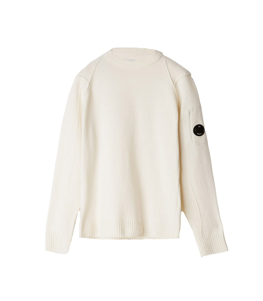 Knitwear Crew neck - Gauze White