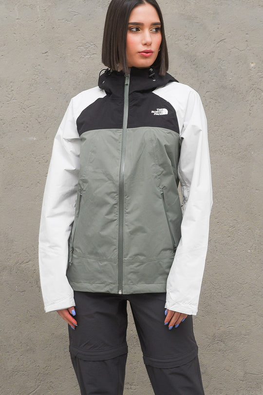 W Stratos Jacket - Agave Green/TnfBlk/Grey
