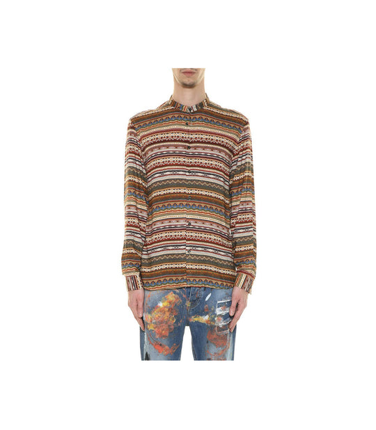 Camicia Viscosa Indiana Campione