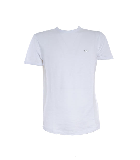 T-shirt Round Solid - Bianco