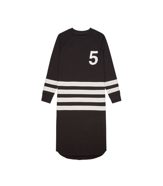 Aster Dress - Black/Ivory Block