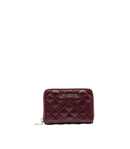 Portafogli Quilted Nappa Pu - Vino
