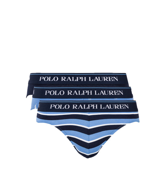3 Low Rise Briefs - Blue